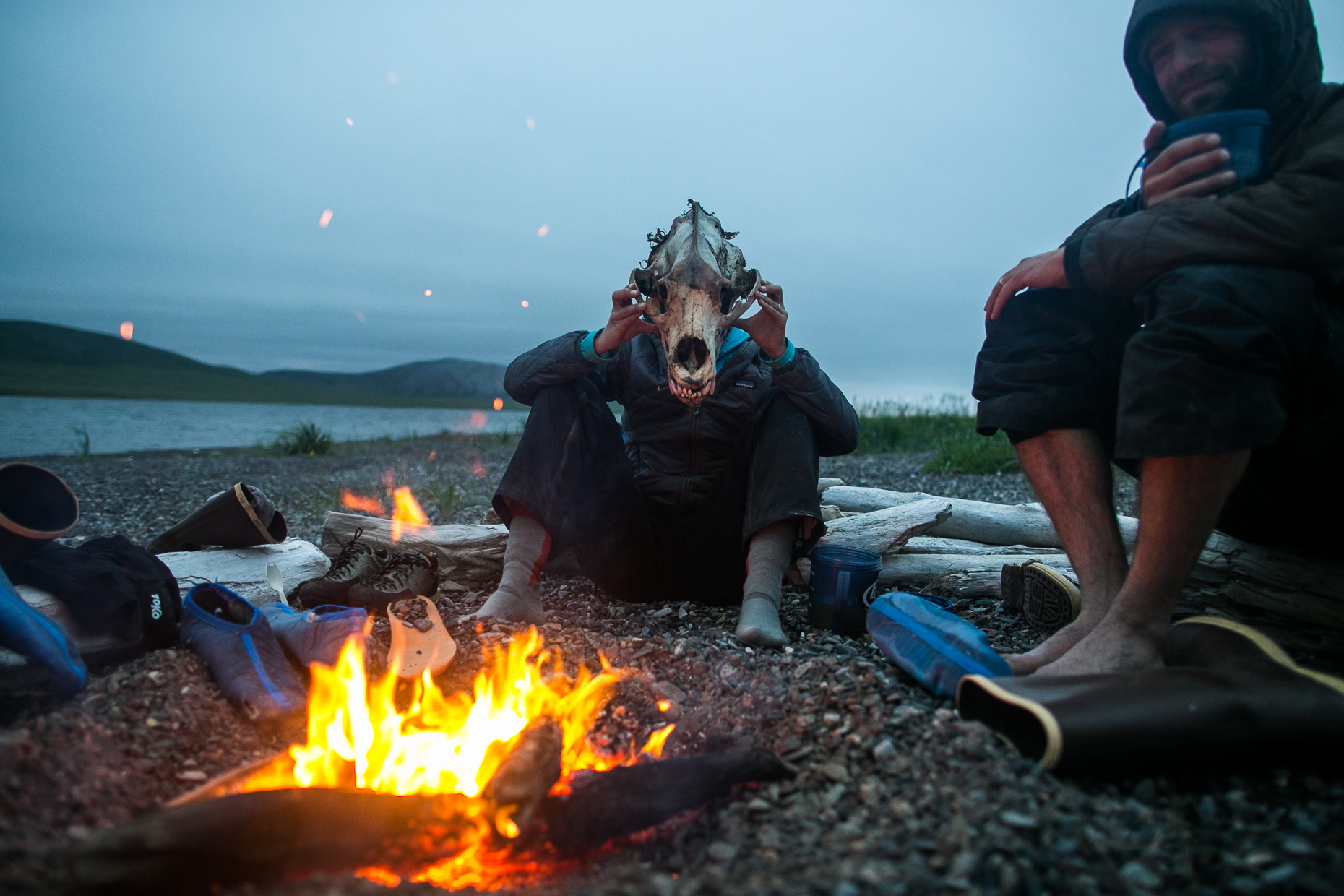 Alaska campfire