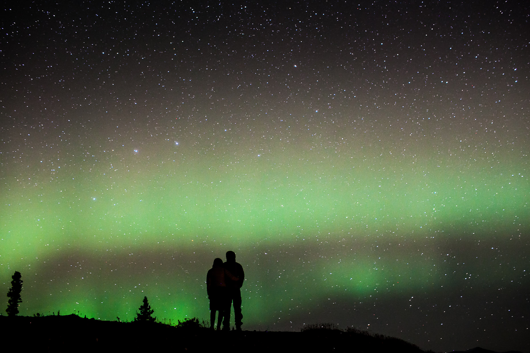 Yukon northern lights